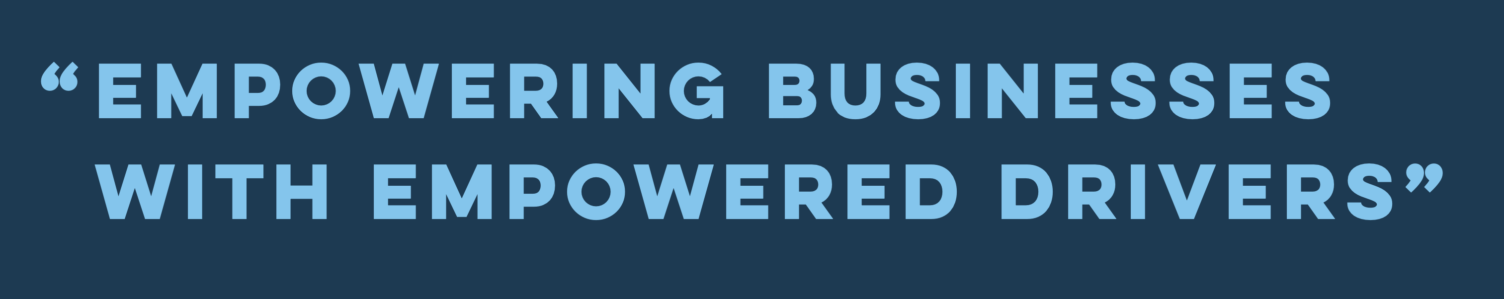empowering business with empowered drivers