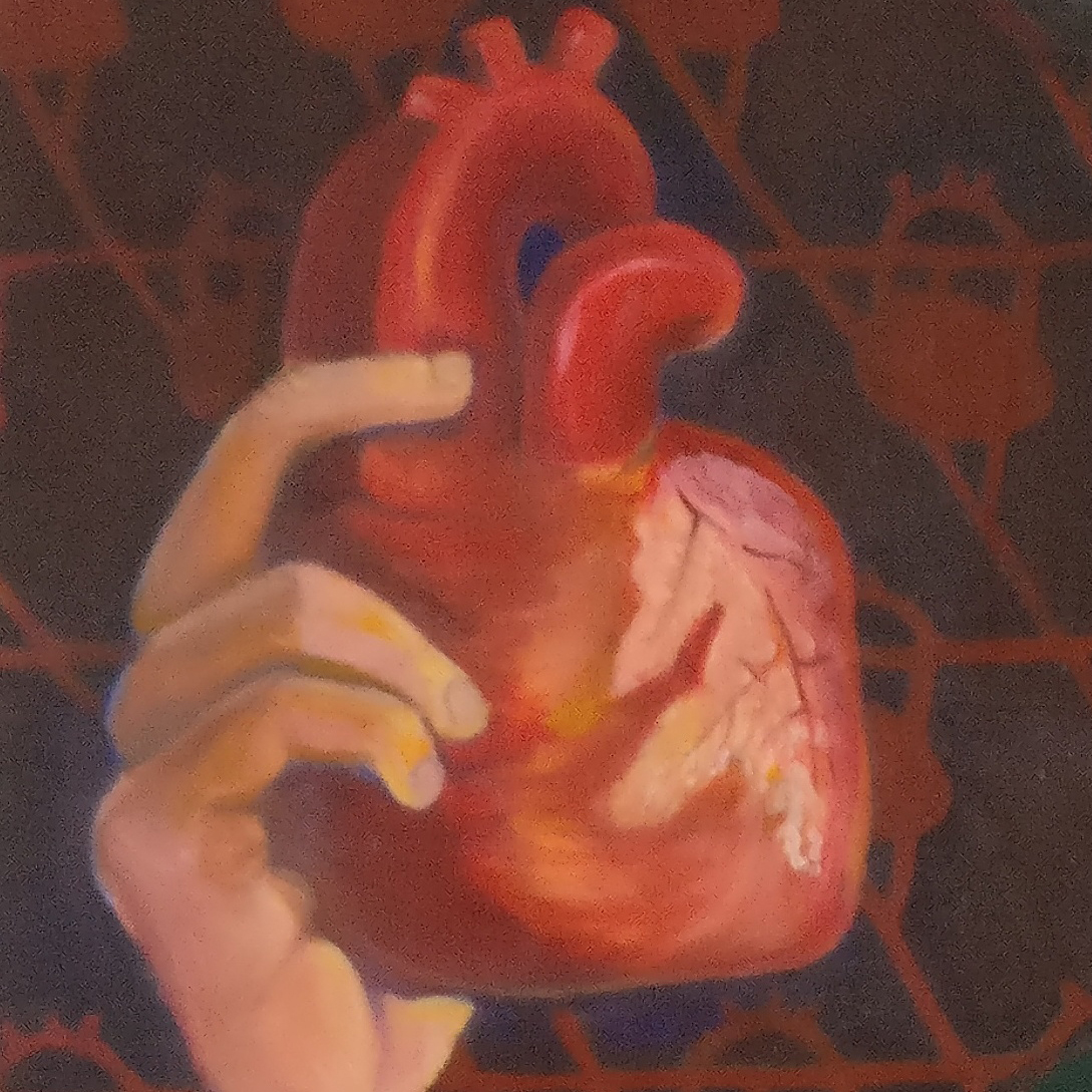 close up of anatomic heart